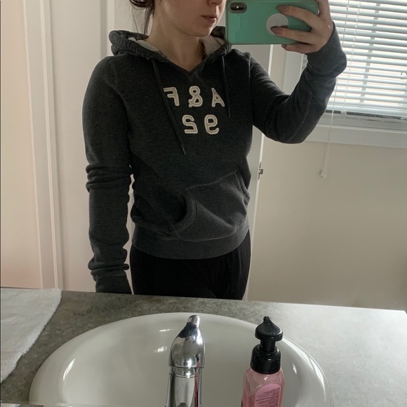 Grey Abercrombie Hoodie - Picture 4 of 4